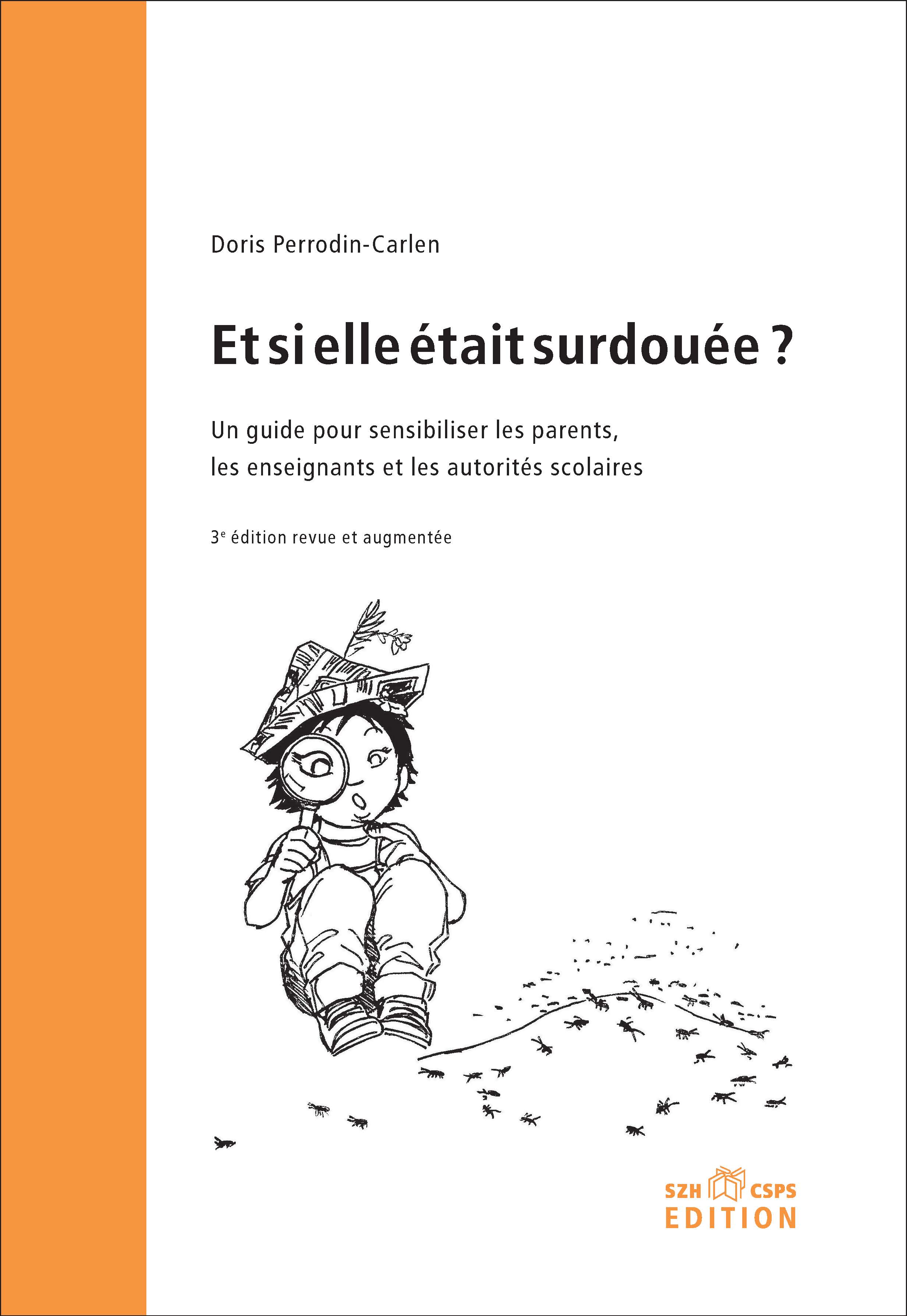  L’image montre la couverture du livre. On y voit le dessin d'un petit enfant qui regarde des insectes avec une loupe. 