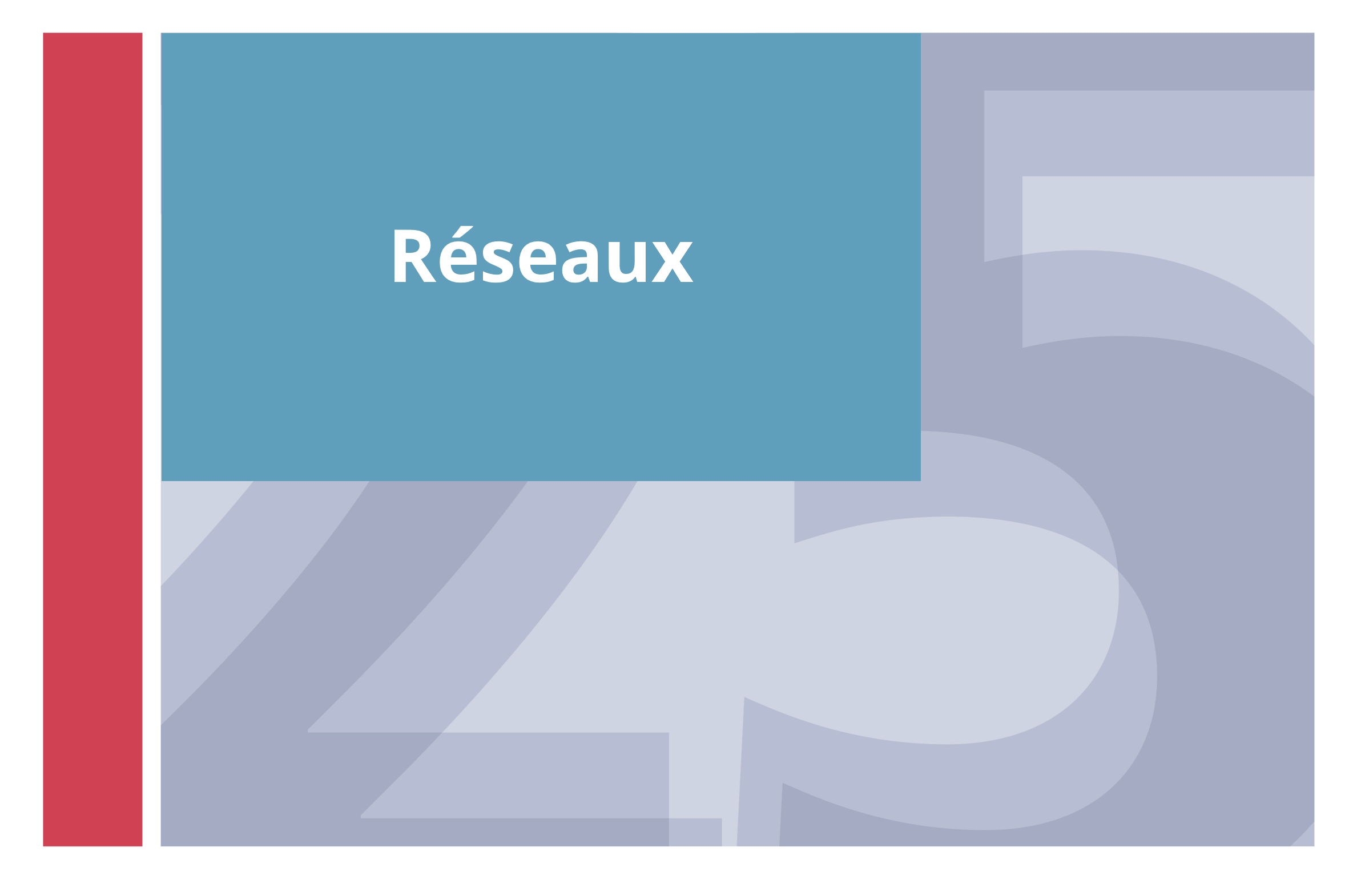  Réseaux 